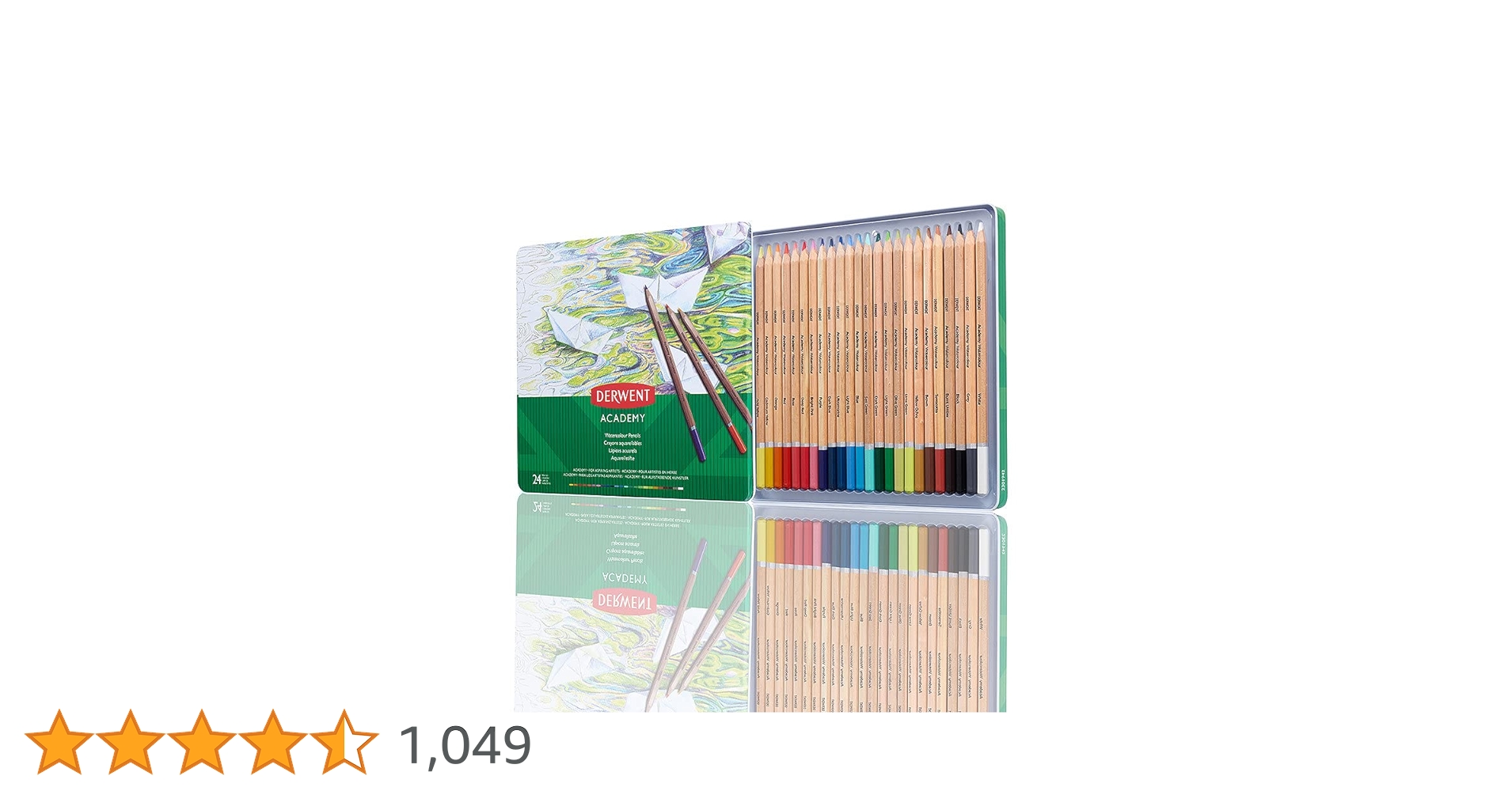 水彩色鉛筆　DERWENT 24色 ダーウェント 色鉛筆 24色セット 水彩 アカデミー ウォーター